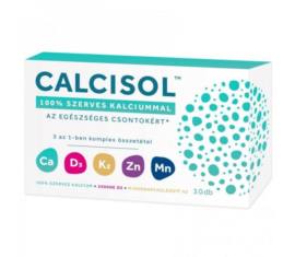 Calcisol 100% szerves kalcium+D3+K2+Zn+Mn filmtabletta